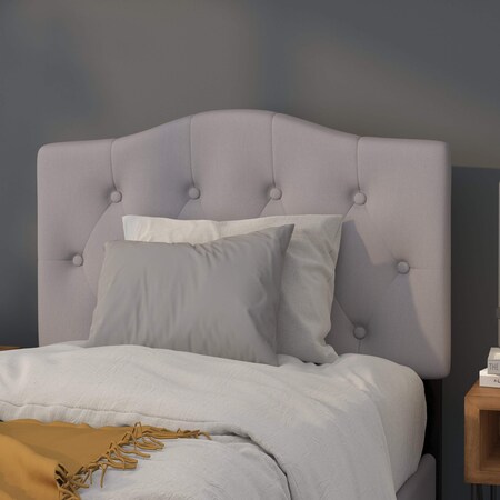 Flash Furniture Cambridge Headboard, Twin Size, Gray Fbrc HG-HB1708-T-LG-GG